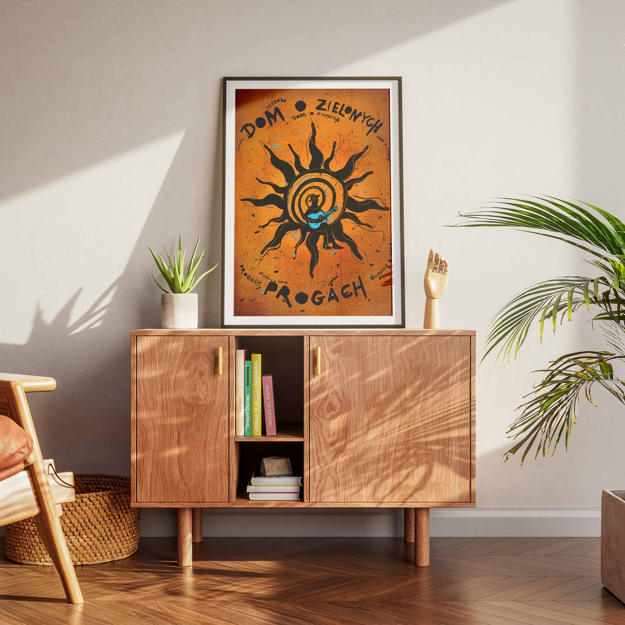 Plakat muzyczny 'Dom o Zielonych Progach'