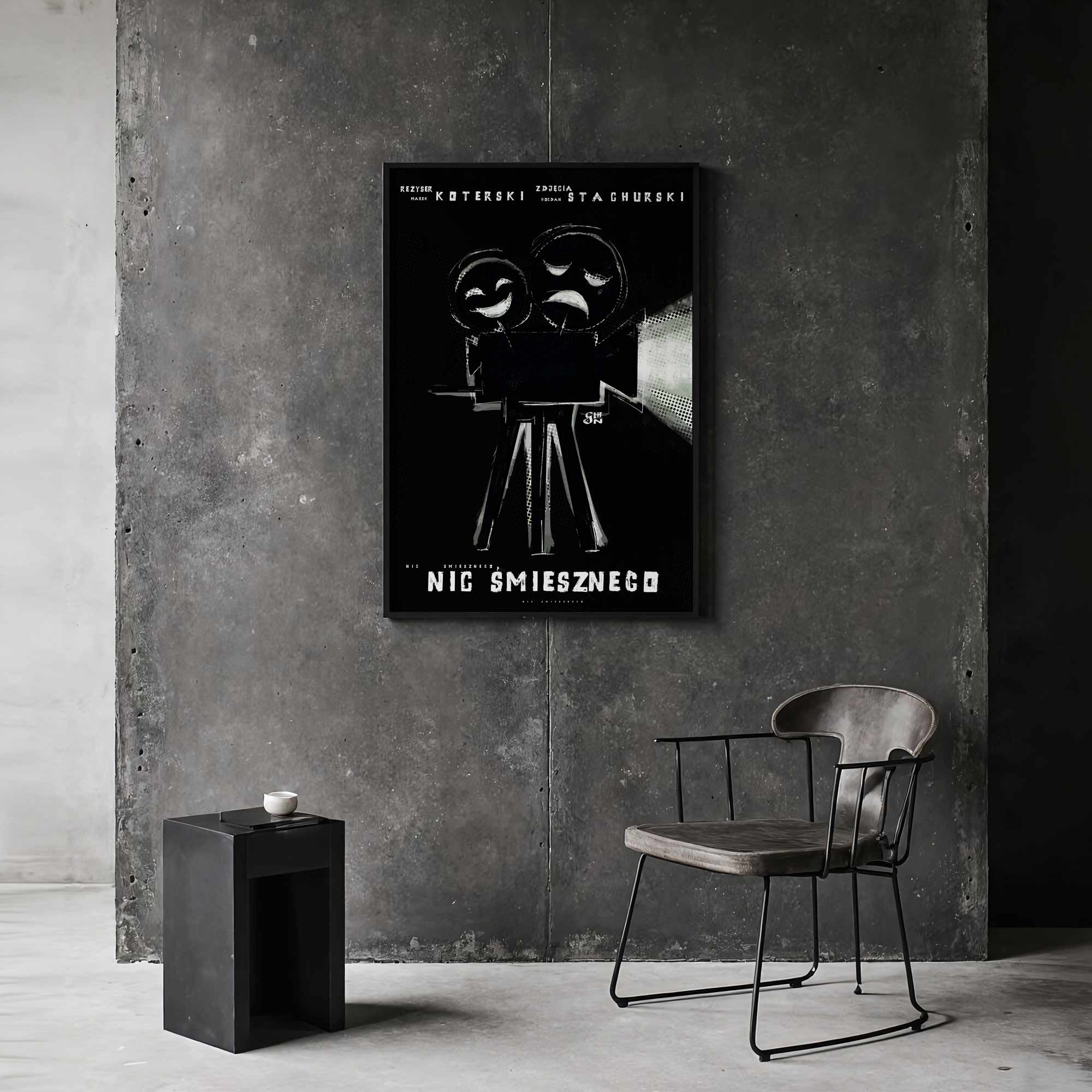 Plakat filmowy 'Nic śmiesznego'