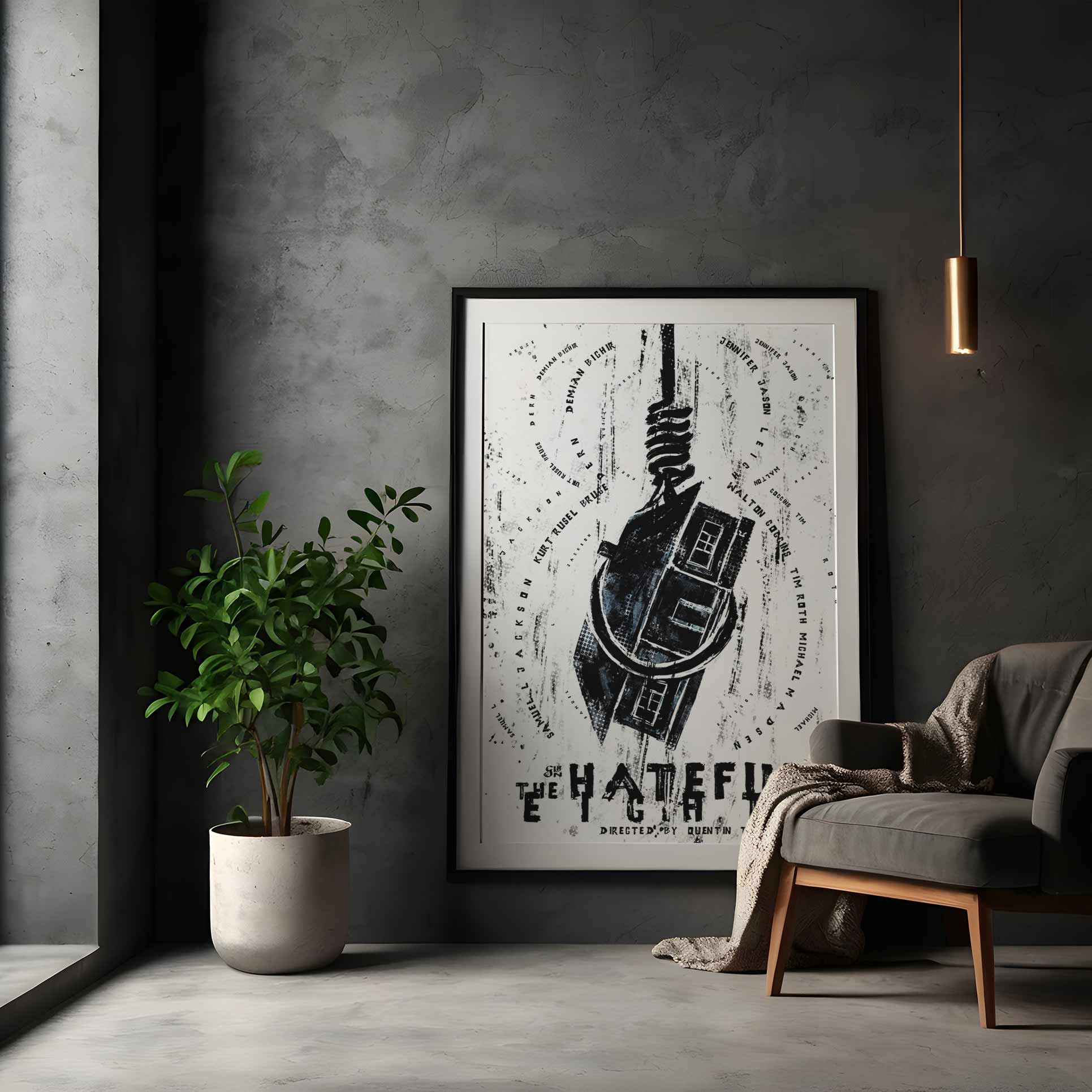 Plakat filmowy 'Nienawistna ósemka'