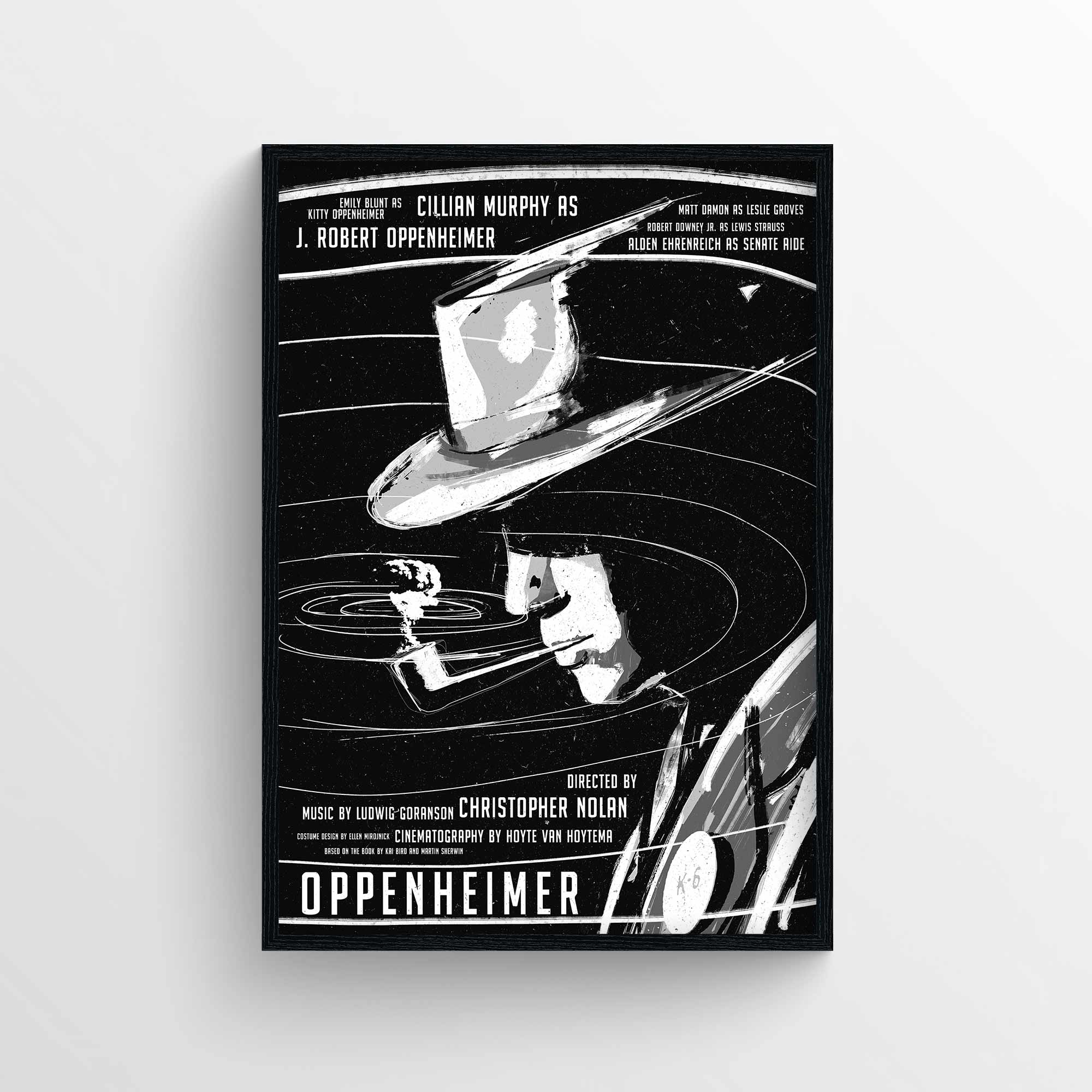 Plakat filmowy 'Oppenheimer'