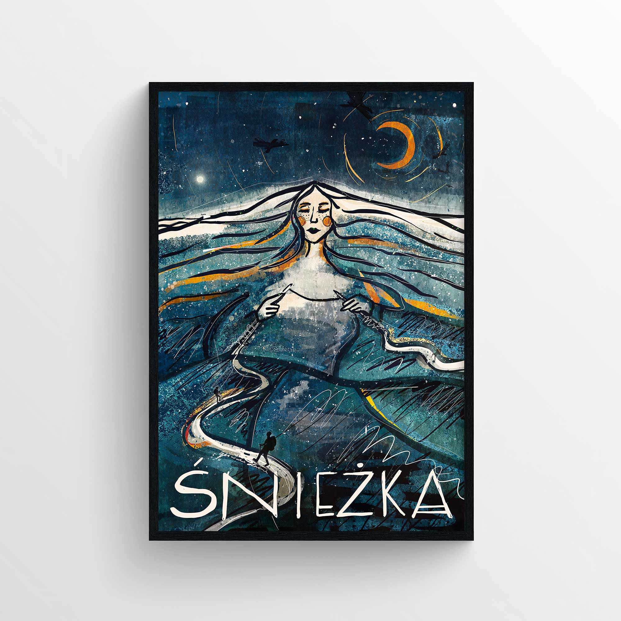 Plakat górski 'Śnieżka'