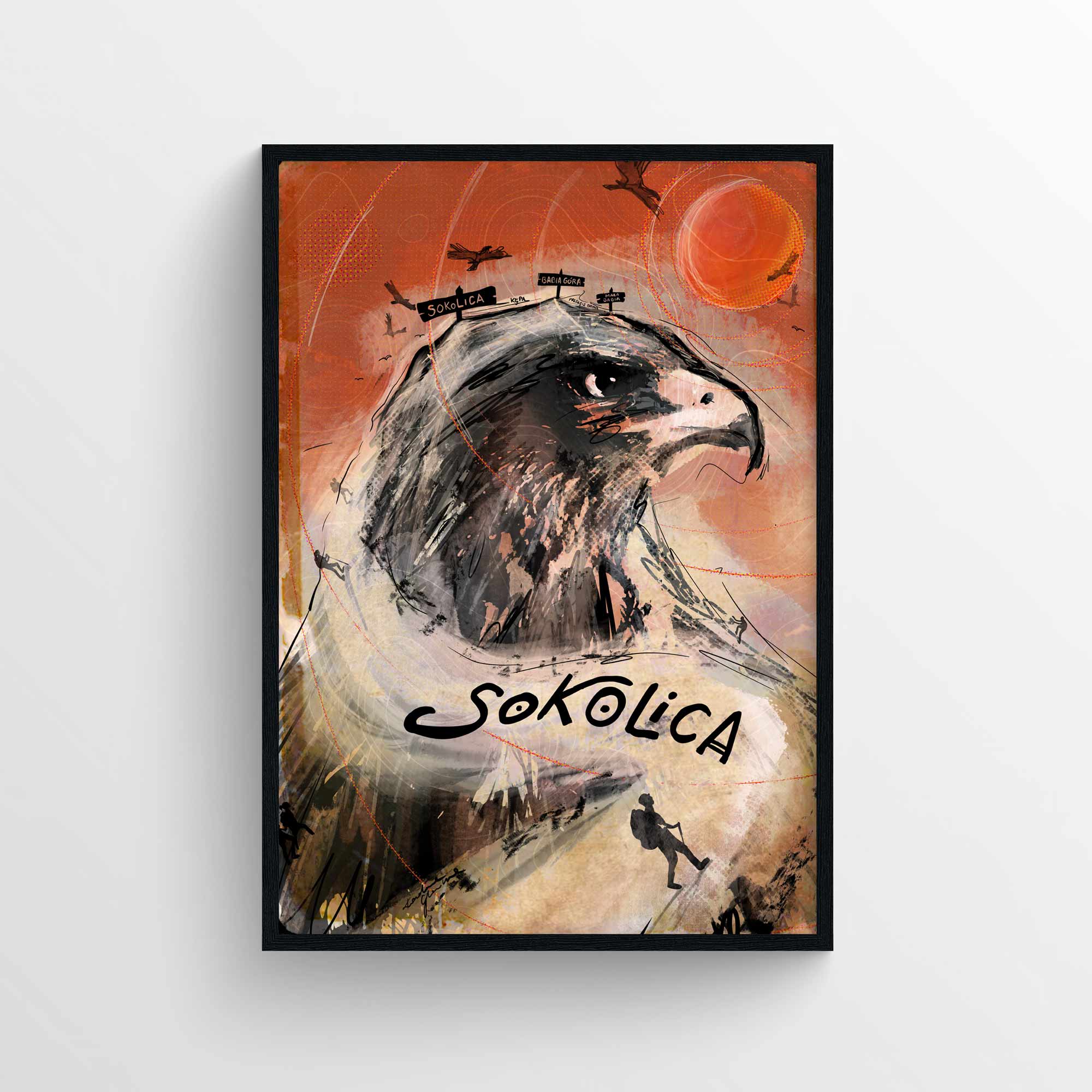 Plakat górski 'Sokolica'