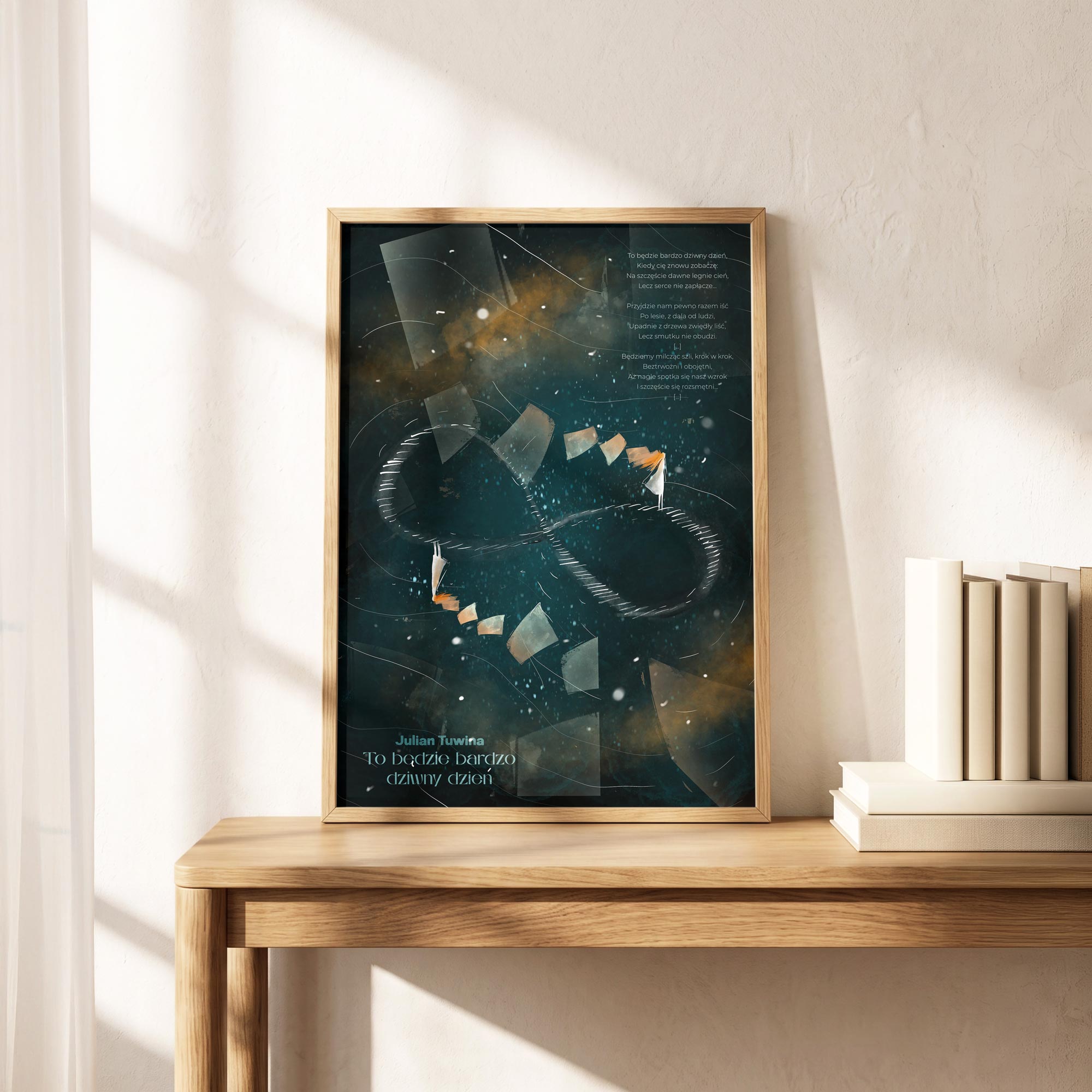 Plakat poezyjny 'To będzie bardzo dziwny dzień'